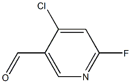 4-chloro-6-fluoronicotinaldehyde CAS#: 1256824-38-0