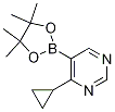 4-cyclopropyl-5-(4,4,5,5-tetraMethyl-1,3,2-dioxaborolan-2-yl)pyriMidine CAS#: 1375303-49-3