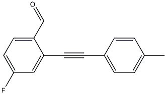 4-fluoro-2-(p-tolylethynyl)benzaldehyde CAS#: 1322091-22-4