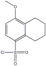 4-methoxy-5,6,7,8-tetrahydro-1-naphthalenesulfonyl chloride(SALTDATA: FREE) CAS#: 1211487-94-3