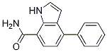 4-phenyl-1H-indole-7-carboxamide CAS#: 1253792-04-9
