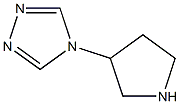 4-(pyrrolidin-3-yl)-4H-1,2,4-triazole CAS#: 1186300-52-6