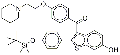 4'-tert-ButyldiMethylsilyl-6-hydroxy Raloxifene-d4 CAS#: 1189422-34-1