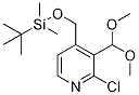 4-((tert-Butyldimethylsilyloxy)methyl)-2-chloro-3-(dimethoxymethyl)pyridine CAS#: 1186310-67-7
