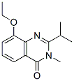 4(3H)-Quinazolinone, 8-ethoxy-3-methyl-2-(1-methylethyl)- CAS#: 71182-30-4