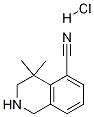 4,4-diMethyl-1,2,3,4-tetrahydroisoquinoline-5-carbonitrile hydrochloride CAS#: 1203682-69-2