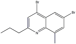 4,6-Dibromo-8-methyl-2-propylquinoline CAS#: 1189107-58-1