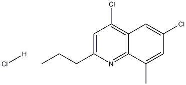 4,6-Dichloro-8-methyl-2-propylquinoline hydrochloride CAS#: 1204810-79-6