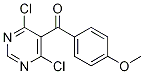 (4,6-Dichloropyrimidin-5-yl)(4-methoxyphenyl)methanone CAS#: 1245646-55-2