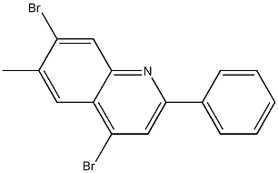 4,7-Dibromo-6-methyl-2-phenylquinoline CAS#: 1189106-53-3