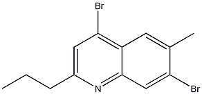 4,7-Dibromo-6-methyl-2-propylquinoline CAS#: 1189106-95-3