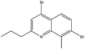 4,7-Dibromo-8-methyl-2-propylquinoline CAS#: 1189106-93-1