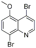 4,8-dibromo-5-methoxyquinoline CAS#: 1253791-59-1