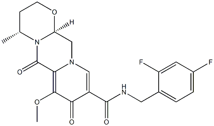 (4R,12aS)-N-(2,4-Difluorobenzyl)-7-Methoxy-4-Methyl-6,8-dioxo-3,4,6,8,12,12a-hexahydro-2H-[1,3]oxazino[3,2-d]pyrido[1,2-a]pyrazine-9-carboxaMide CAS#: 1335210-35-9