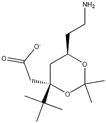 (4S,trans)-1,1-Dimethylethyl-6-aminoethyl-2,2-dimethyl-1,3-dioxane-4-acetate CAS#: 1105067-89-7