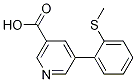 5-(2-(Methylthio)phenyl)nicotinic acid CAS#: 1261964-02-6