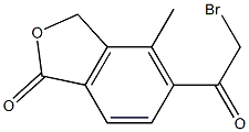 5-(2-bromoacetyl)-4-methylisobenzofuran-1(3H)-one CAS#: 1255206-75-7