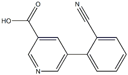 5-(2-cyanophenyl)pyridine-3-carboxylic acid CAS#: 1263377-60-1