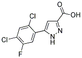 5-(2,4-DICHLORO-5-FLUOROPHENYL)-1H-PYRAZOLE-3-CARBOXYLIC ACID CAS#: 1119299-75-0