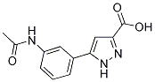 5-(3-ACETYLAMINOPHENYL)-1H-PYRAZOLE-3-CARBOXYLIC ACID CAS#: 1240061-39-5