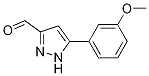 5-(3-Methoxyphenyl)-1H-pyrazole-3-carbaldehyde CAS#: 1257864-16-6