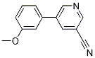 5-(3-methoxyphenyl)pyridine-3-carbonitrile CAS#: 1268095-80-2