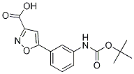 5-(3-(tert-butoxycarbonylamino)phenyl)isoxazole-3-carboxylic acid CAS#: 1263283-70-0