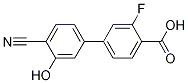 5-(4-Carboxy-3-fluorophenyl)-2-cyanophenol CAS#: 1261964-35-5