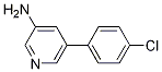 5-(4-chlorophenyl)pyridin-3-aMine CAS#: 1226177-39-4