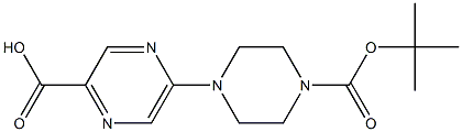5-(4-(tert-butoxycarbonyl)piperazin-1-yl)pyrazine-2-carboxylic acid CAS#: 1209646-17-2