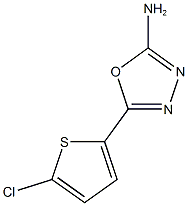 5-(5-chloro-2-thienyl)-1,3,4-oxadiazol-2-amine CAS#: 1105193-79-0
