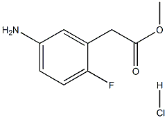 5-AMino-2-fluoro-benzeneacetic acid Methyl ester HCl CAS#: 1338367-30-8