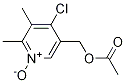 5-Acetoxymethyl-2,3-dimethyl-4-chloropyridine N-oxide CAS#: 1159976-98-3
