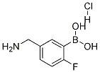 5-(Aminomethyl)-2-fluorophenylboronic acid, HCl CAS#: 1072946-46-3