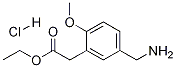 (5-Aminomethyl-2-methoxy-phenyl)-acetic acid ethyl ester HCl CAS#: 1172525-88-0