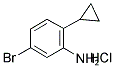 5-BROMO-2-CYCLOPROPYL-PHENYL-AMMONIUM CHLORIDE CAS#: 1379309-53-1