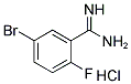 5-BROMO-2-FLUORO-BENZAMIDINE HYDROCHLORIDE CAS#: 1187927-33-8