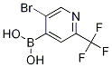 5-BROMO-2-(TRIFLUOROMETHYL)PYRIDIN-4-YLBORONIC ACID CAS#: 1072951-57-5
