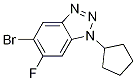 5-BroMo-1-cyclopentyl-6-fluoro-1,2,3-benzotriazole CAS#: 1381944-45-1