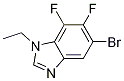 5-BroMo-1-ethyl-6,7-difluoro-1,3-benzodiazole CAS#: 1381944-40-6
