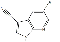 5-BroMo-3-cyano-6-Methyl-7-azaindole CAS#: 1260383-92-3