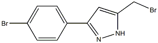 5-(BroMoMethyl)-3-(4-broMophenyl)-1H-pyrazole CAS#: 1238854-13-1