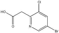 5-Bromo-3-chloropyridine-2-acetic acid CAS#: 1211525-50-6