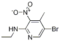 5-Bromo-N-ethyl-4-methyl-3-nitropyridin-2-amine CAS#: 1280786-58-4