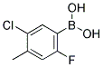 5-CHLORO-2-FLUORO-4-METHYLPHENYLBORONIC ACID CAS#: 1072952-42-1