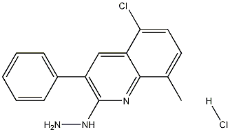 5-Chloro-2-hydrazino-8-methyl-3-phenylquinoline hydrochloride CAS#: 1170222-17-9