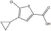 5-Chloro-4-cyclopropylthiophene-2-carboxylic acid CAS#: 1252900-85-8