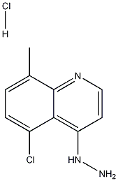 5-Chloro-4-hydrazino-8-methylquinoline hydrochloride CAS#: 1172239-34-7