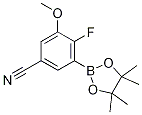 5-Cyano-2-fluoro-3-methoxyphenylboronic acid,pinacol CAS#: 1150561-55-9
