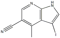 5-Cyano-3-iodo-4-Methyl-7-azaindole CAS#: 1190313-13-3